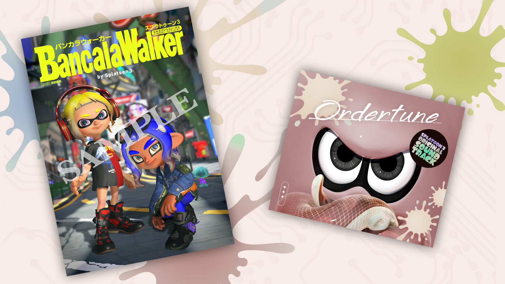 『スプラトゥーン3』アートブック「バンカラウォーカー」&サントラCD「オーダーチューン」が12月11日発売_001