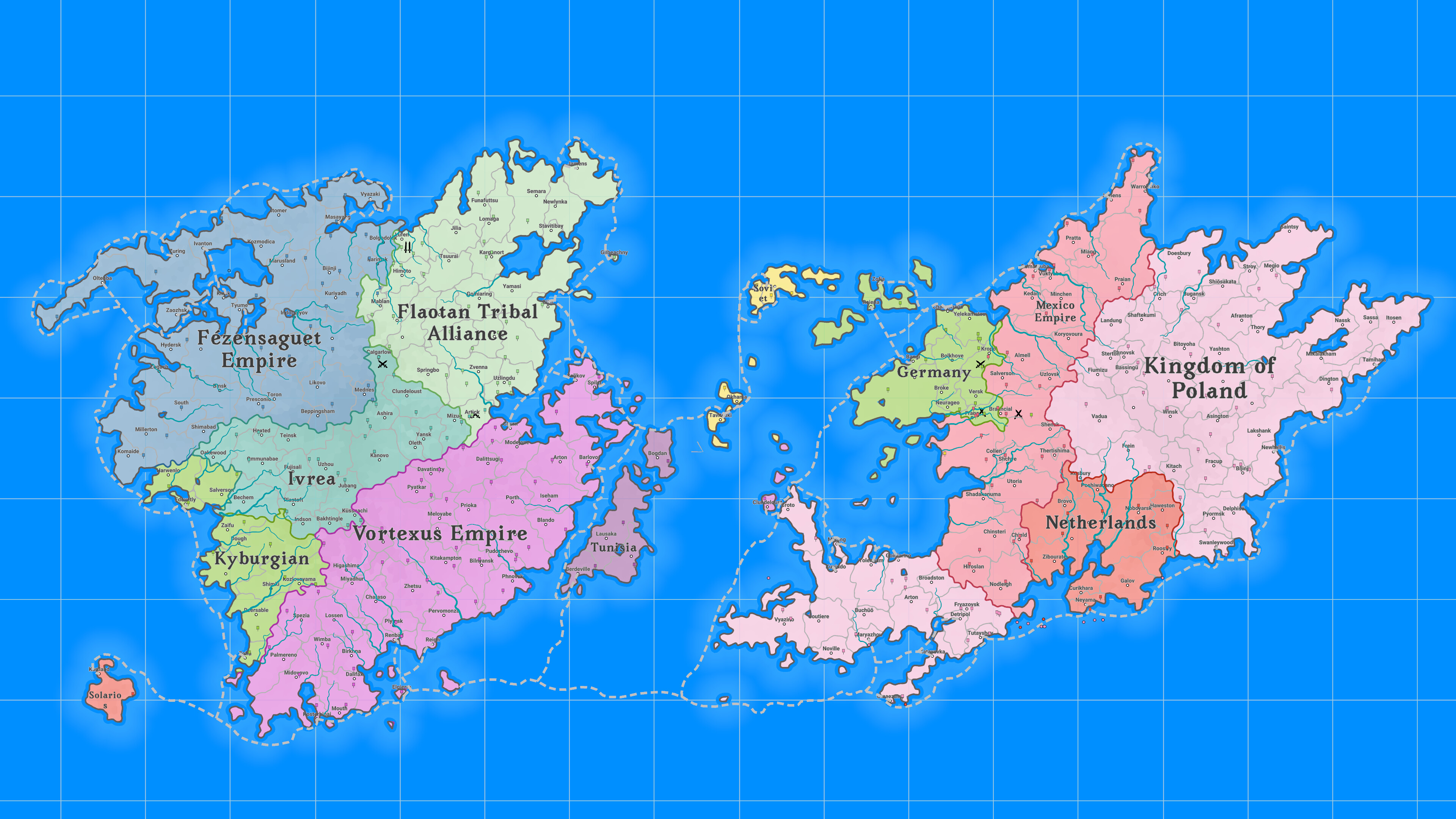 架空世界の地図を通して国家の歴史と存亡を見守るシミュレーションゲーム『ファンタジーマップシミュレーター』が発売_005