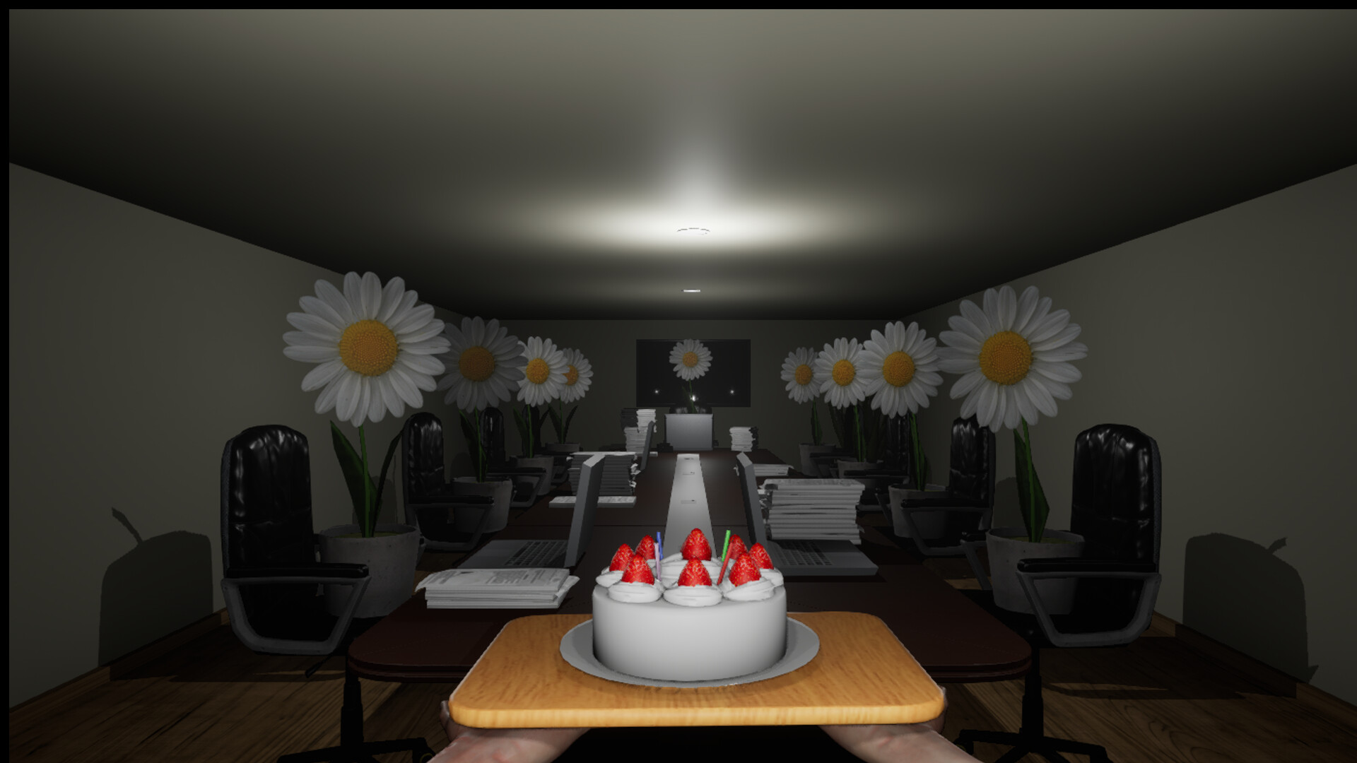 『Don't Drop The Cake: Prologue』Steamでデモ版を配信中。マウス操作の高難易度ケーキ運搬ゲーム_003