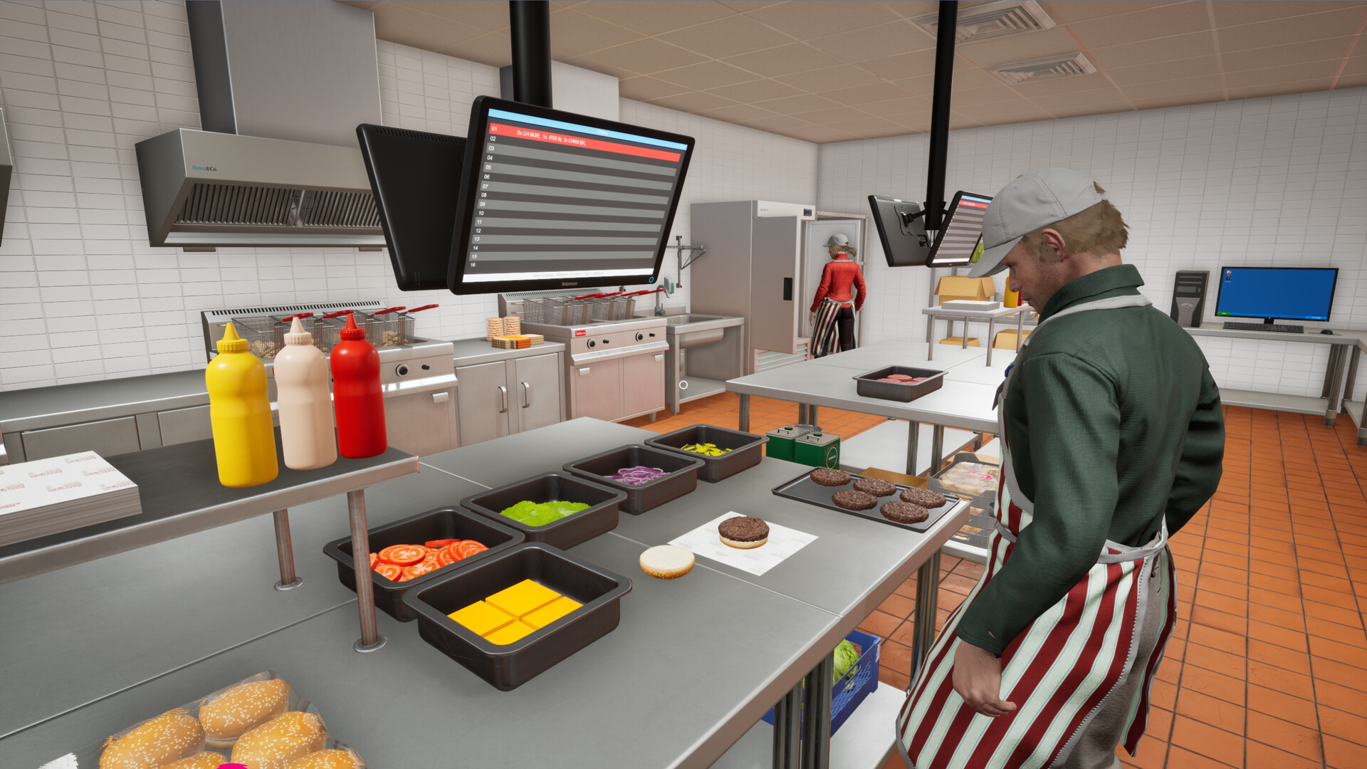 『Fast Food Simulator』の体験版が配信中。ファーストフード店経営シミュレーションゲーム。4人協力プレイ対応_001