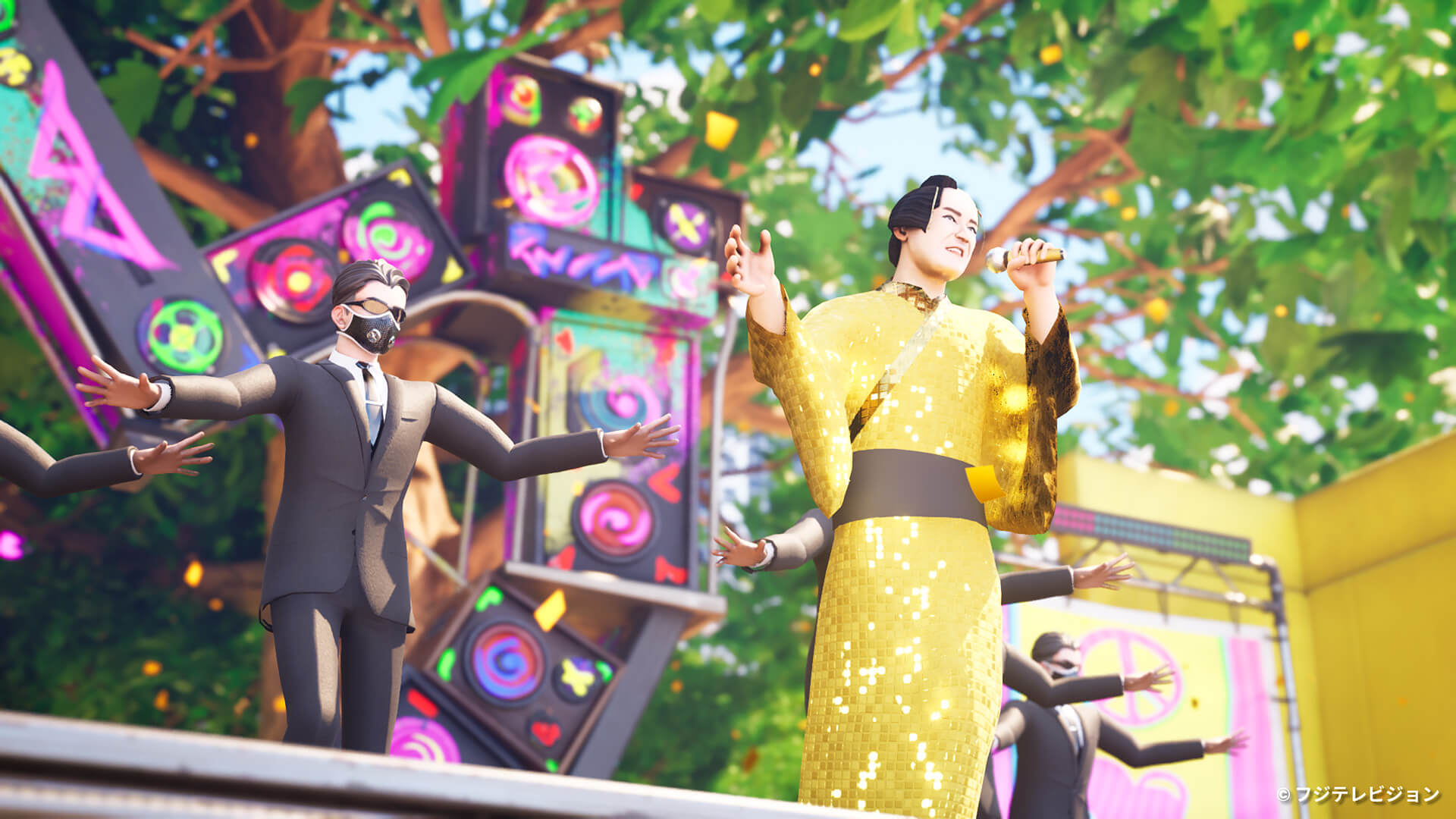 『逃走中 CREATED IN FORTNITE』と「マツケンサンバⅡ」がコラボ。「マツケンハンター」が登場_002