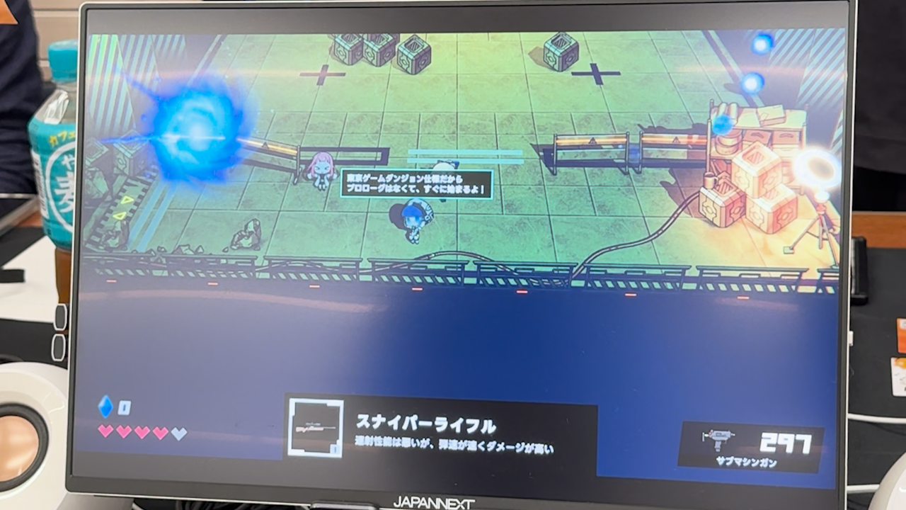 『ガンナーちゃん!』レビュー。「爽快感」あるアクションが特徴的なアクションゲーム【東京ゲームダンジョン6】_002