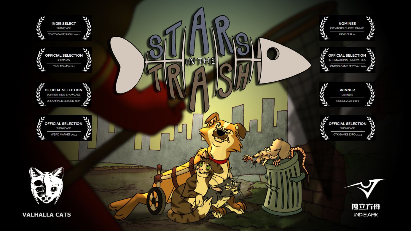 『Stars In The Trash』が12月10日にSteamにて発売。かわいいネコちゃんが見知らぬ外の世界を冒険するゲーム_007