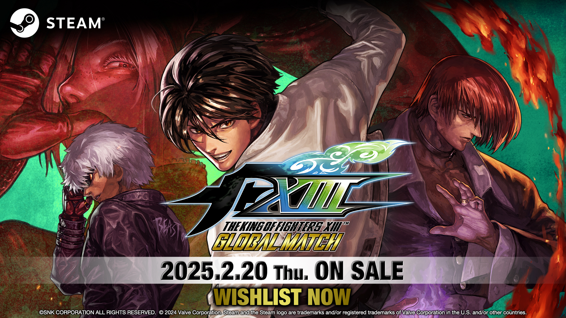 『THE KING OF FIGHTERS XIII GLOBAL MATCH』のSteam版が2025年2月20日に発売決定_005