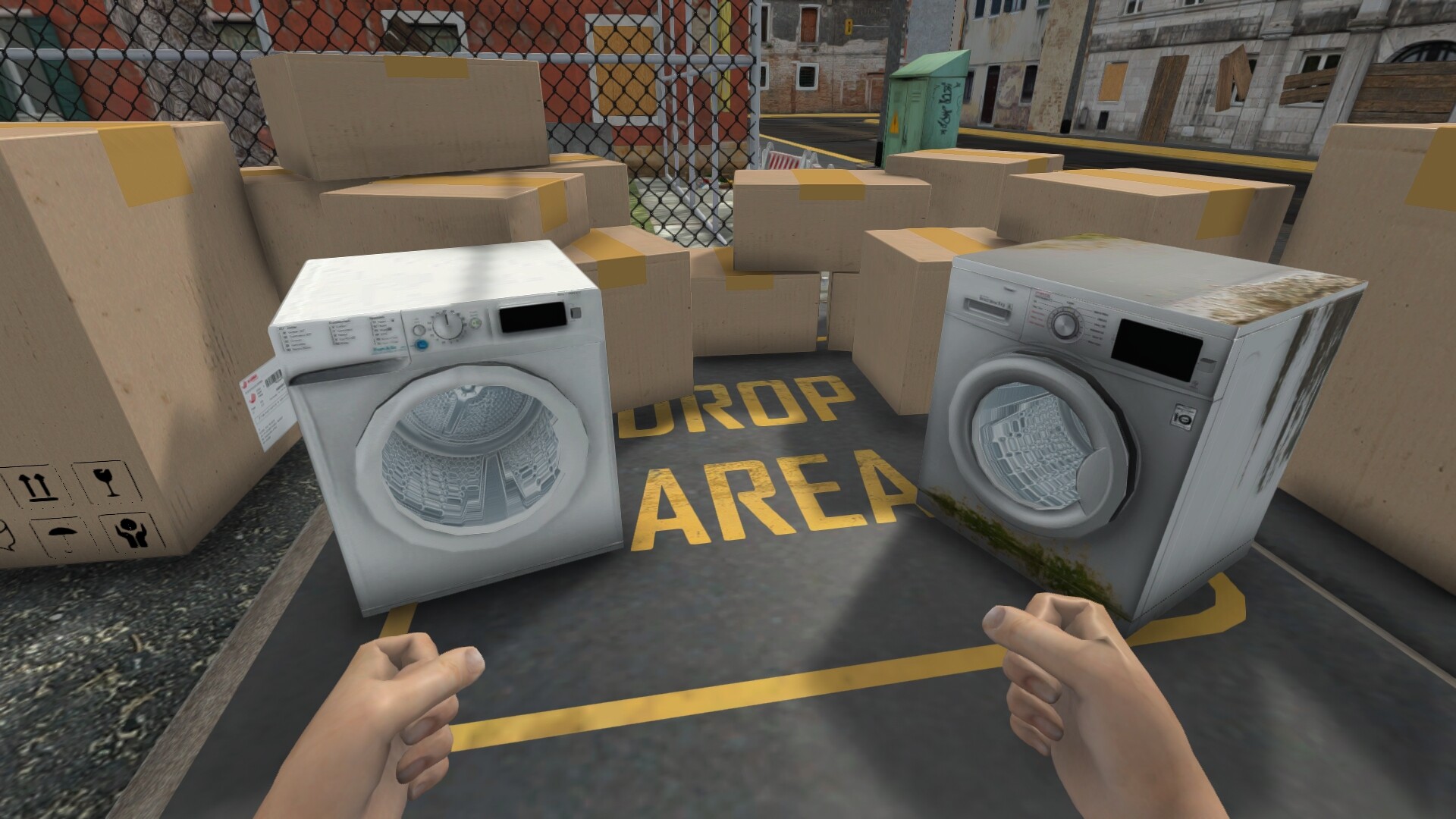 『Laundry Store Simulator』発売。パンイチのおっさんが出没するランドリー経営シミュレーションゲーム_003