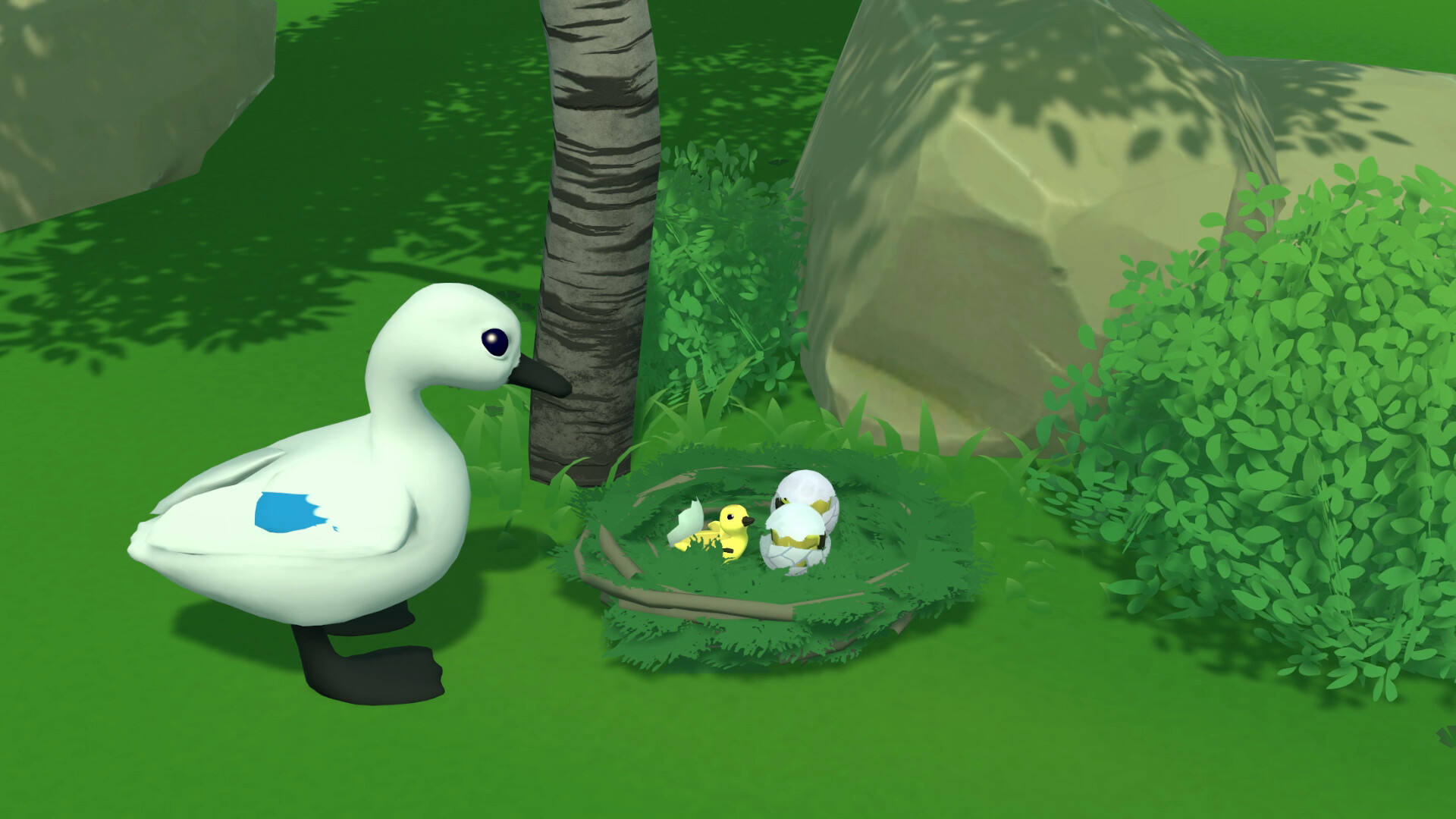 『A Waddleful Life』発表。親アヒルになってちっちゃなヒナたちを育てるかわいいゲーム_002