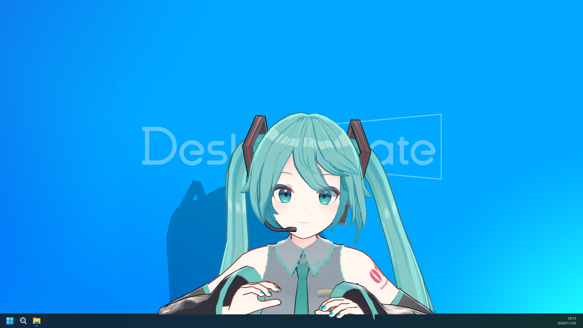 『Desktop Mate』1月8日より配信開始。第一弾キャラクターは「初音ミク」_006