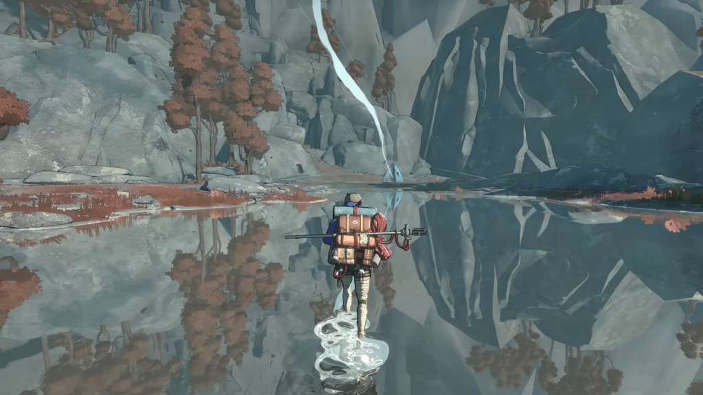 前人未踏の山嶺に挑むロック・クライミングゲーム『Cairn』のPS5版が発売決定。登山中にテントをはり、料理をする映像も公開。前人未踏の峰「マウント・カミ」の山頂を目指して、苛酷な断崖絶壁に挑む