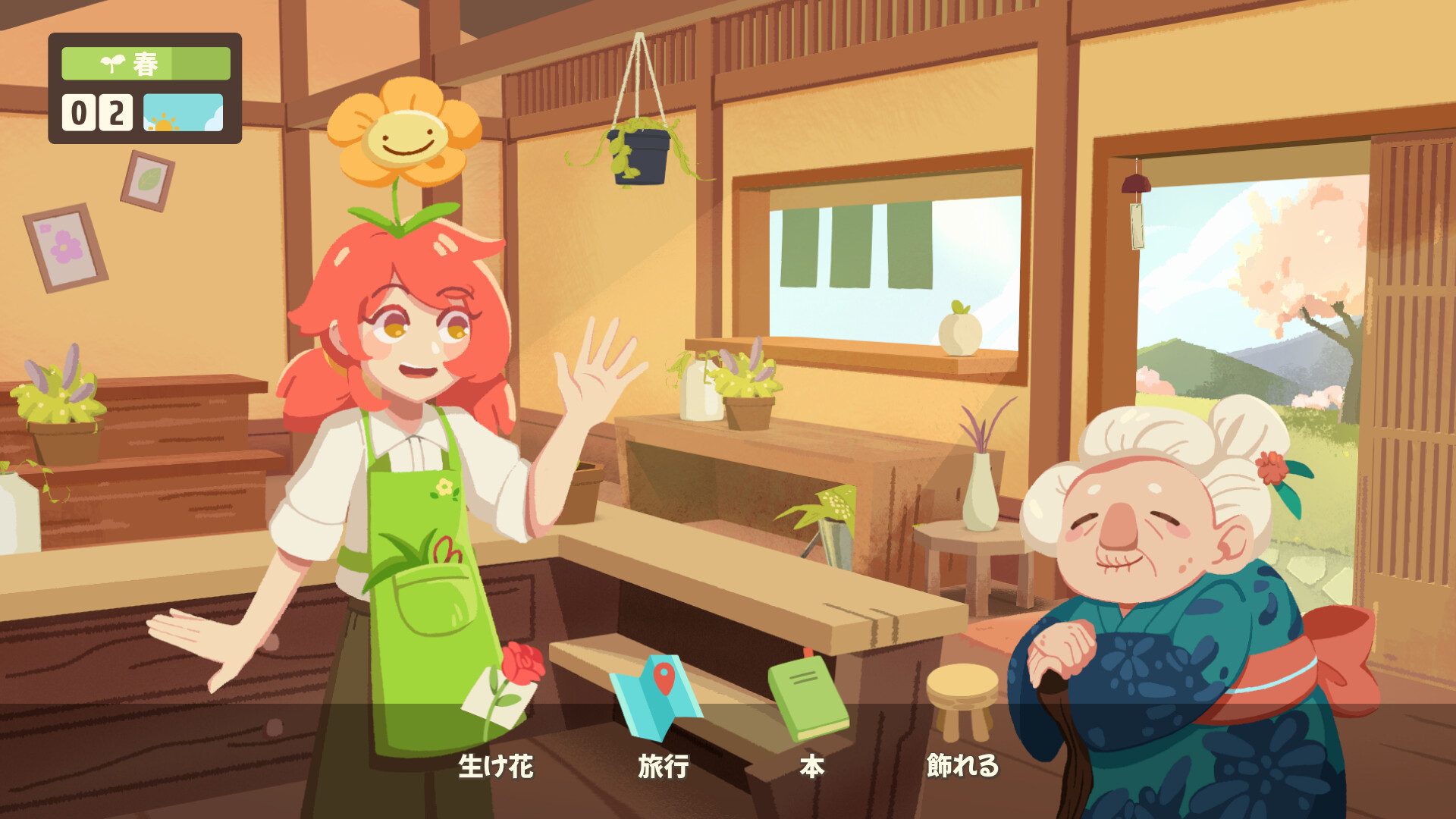 お花屋さんシミュレーター『Puni the Florist』Steamでストアページが公開。_001