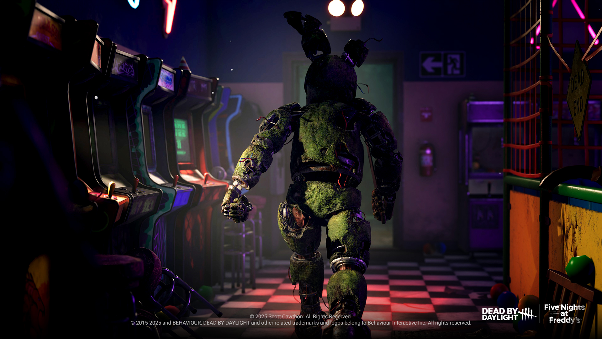 『DbD』公開テスト版で『FNaF』コラボチャプター配信。新キラー「アニマトロニクス」や“警備室”、ピザ屋の再現マップが登場_004