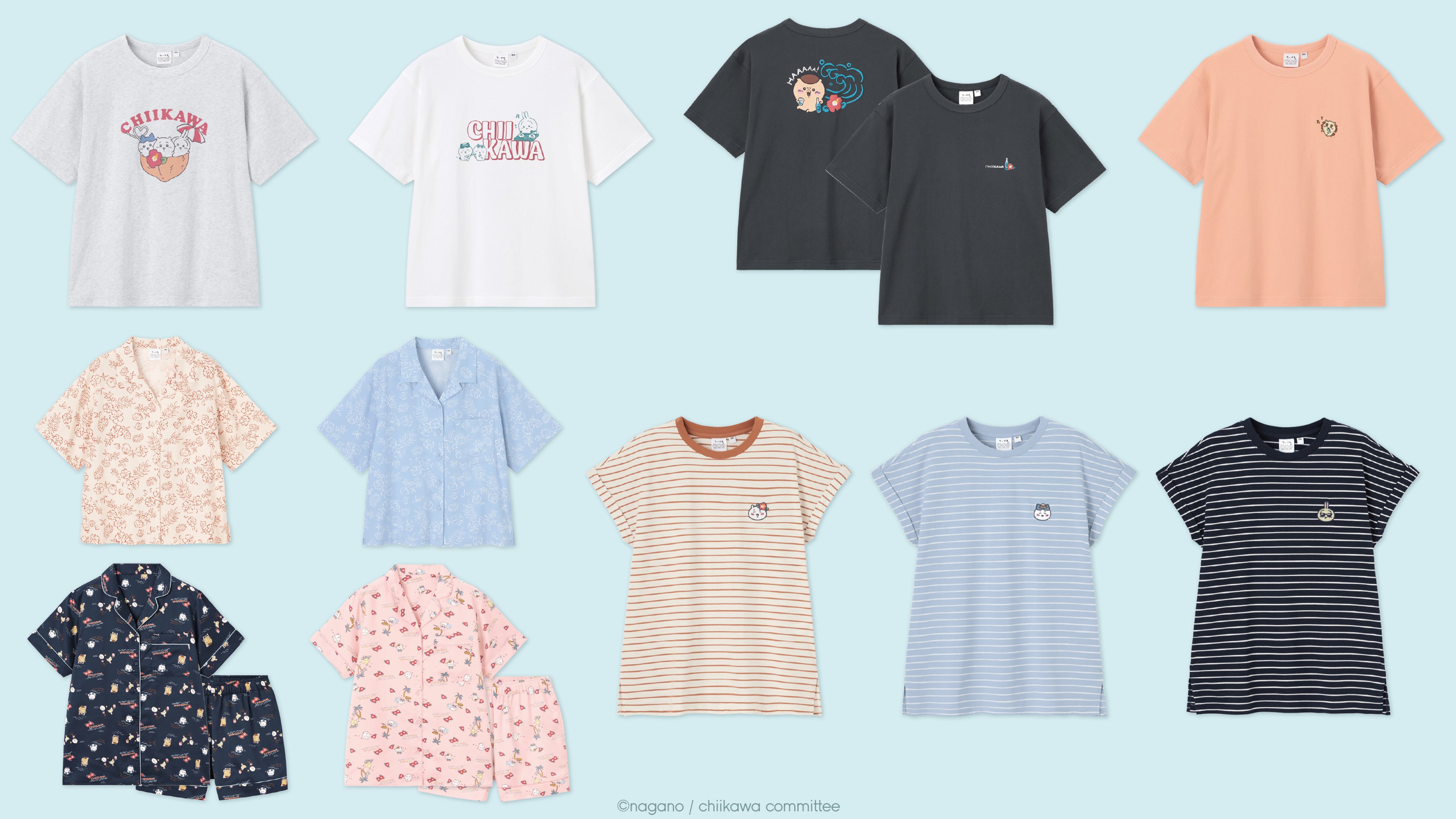 「GU」×『ちいかわ』のサマーコレクションが5月23日より販売開始_001
