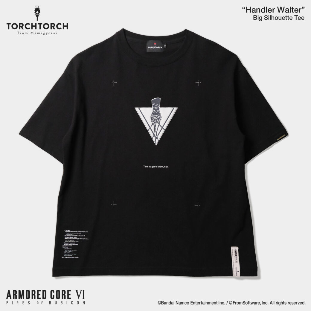 『アーマード・コア6』より「ハンドラー・ウォルター」および「オーネスト・ブルートゥ」のTシャツが登場_001