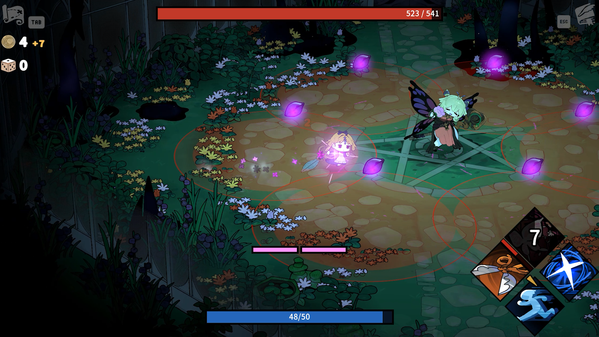 ダークでかわいいローグライクアクション『魔女の庭』Steamで早期アクセスが開始_004