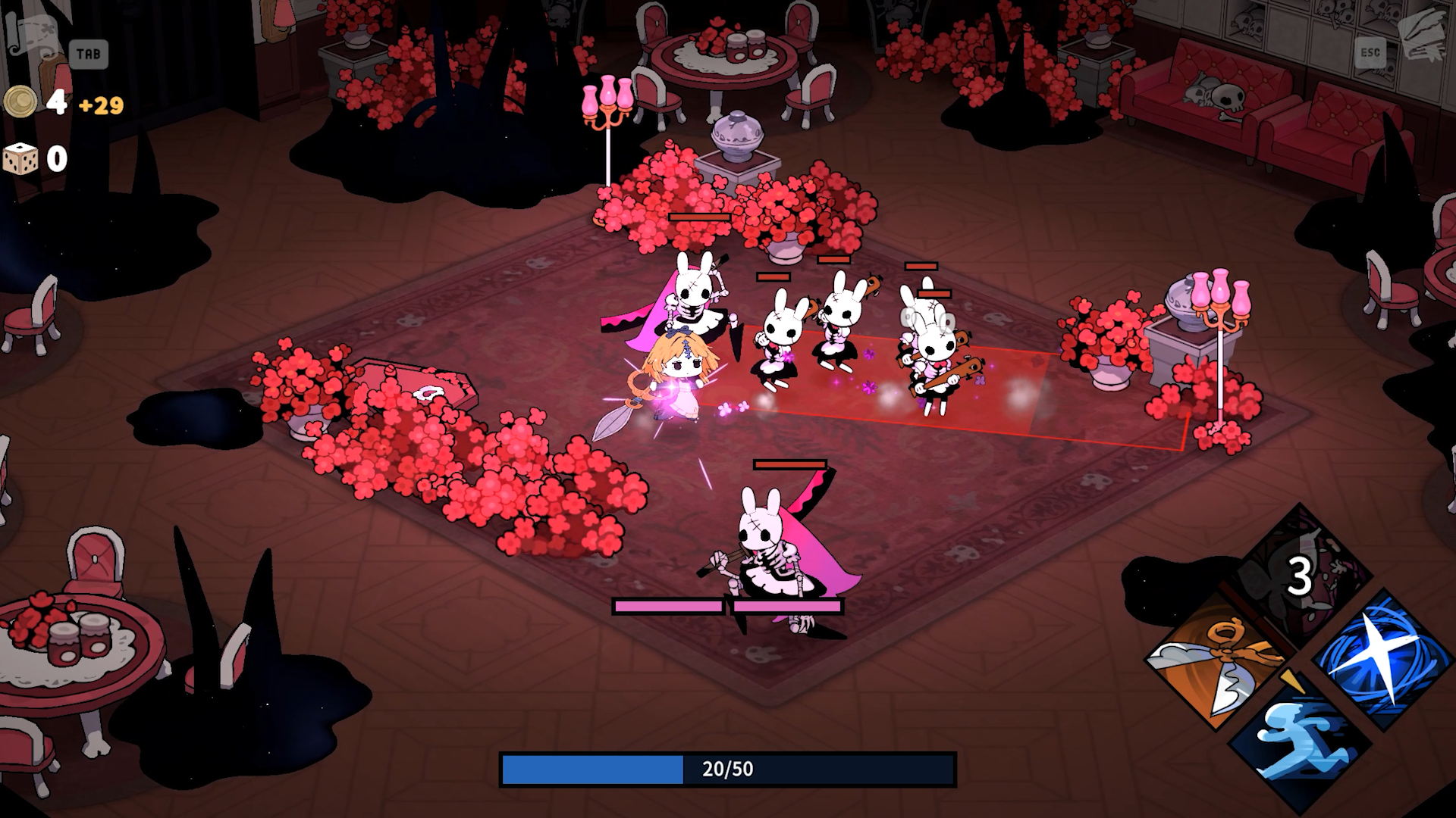 ダークでかわいいローグライクアクション『魔女の庭』Steamで早期アクセスが開始_001