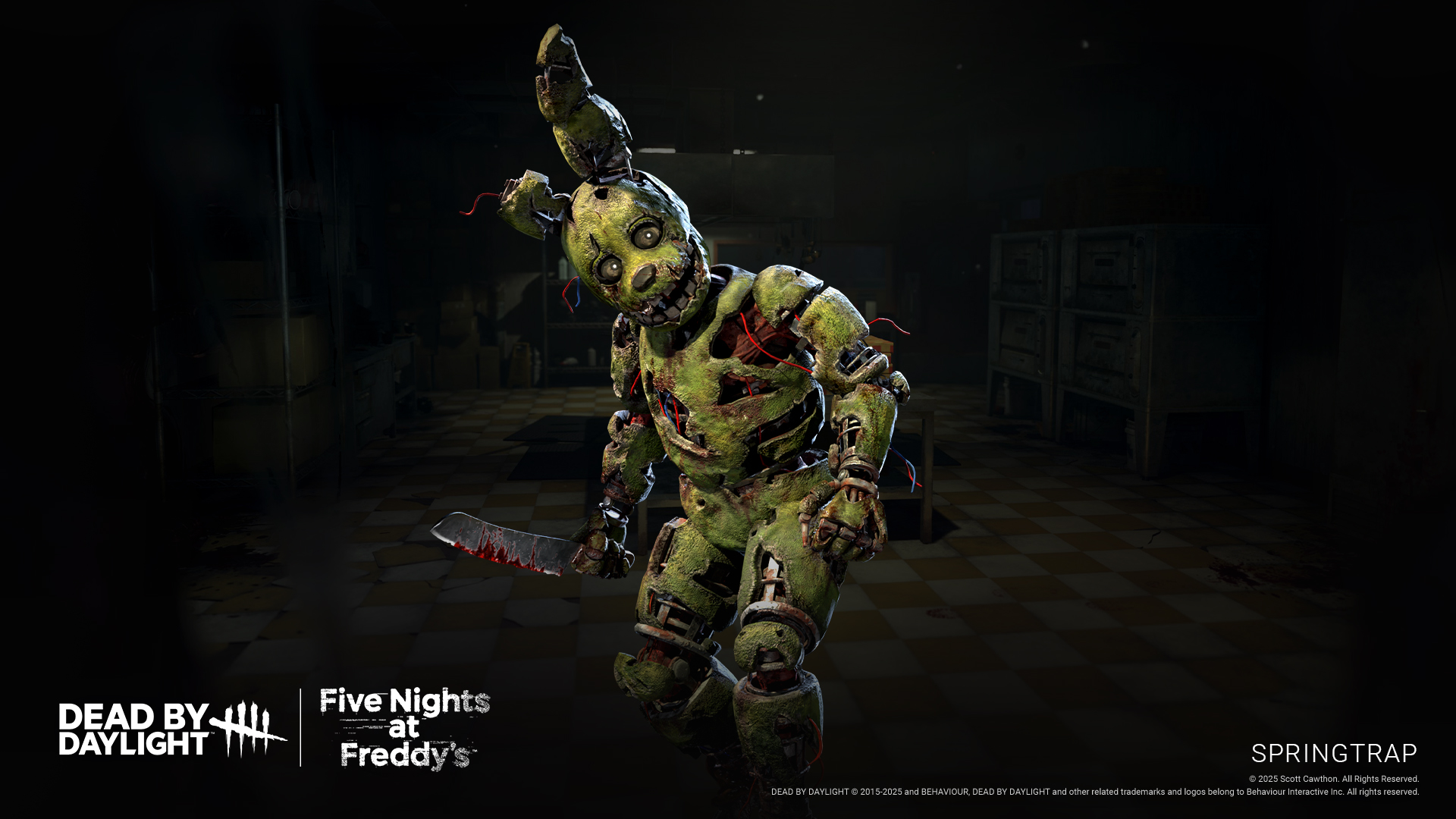 『DbD』公開テスト版で『FNaF』コラボチャプター配信。新キラー「アニマトロニクス」や“警備室”、ピザ屋の再現マップが登場_003