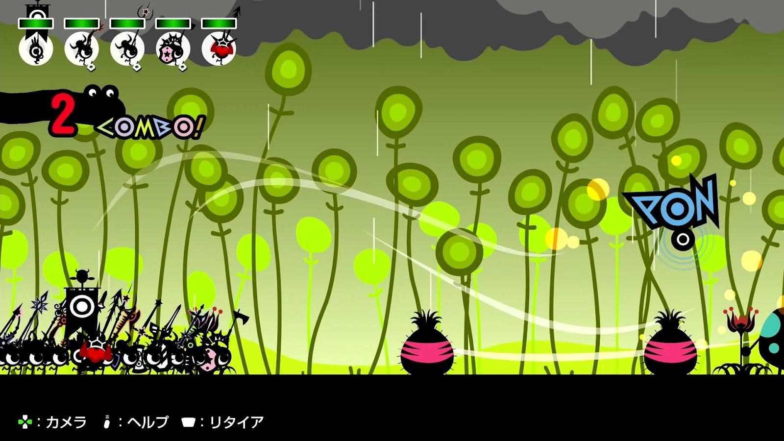 『パタポン1+2 リプレイ』レビュー・評価・感想：クセになる中毒性バツグンの音楽も健在。パタパタパタポン♪_012
