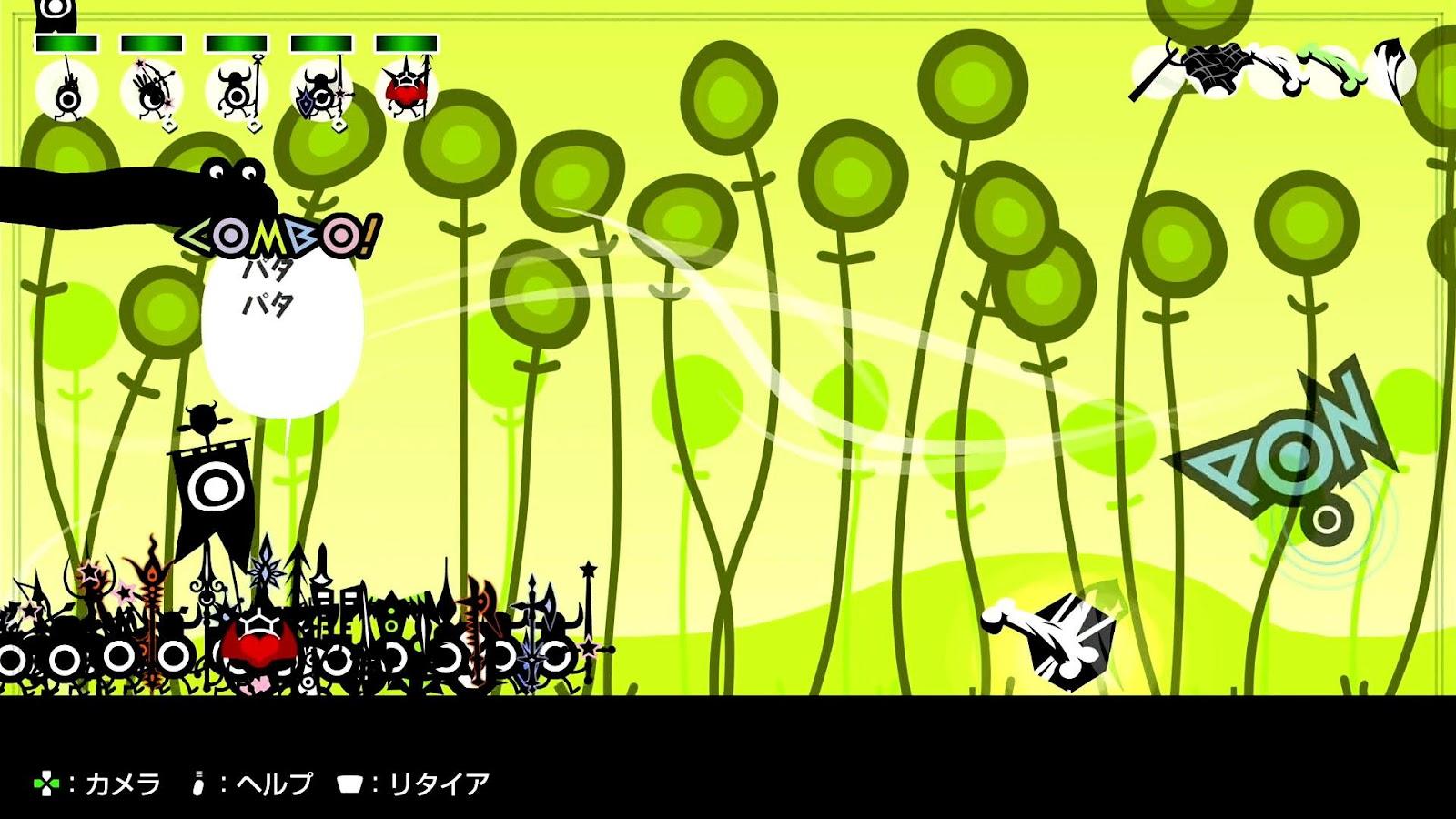 『パタポン1+2 リプレイ』レビュー・評価・感想：クセになる中毒性バツグンの音楽も健在。パタパタパタポン♪_010