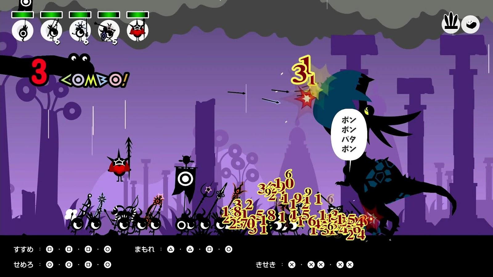 『パタポン1+2 リプレイ』レビュー・評価・感想：クセになる中毒性バツグンの音楽も健在。パタパタパタポン♪_018