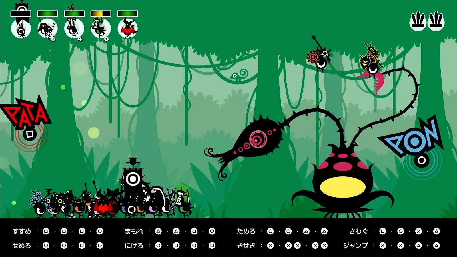 『パタポン1+2 リプレイ』レビュー・評価・感想：クセになる中毒性バツグンの音楽も健在。パタパタパタポン♪_024