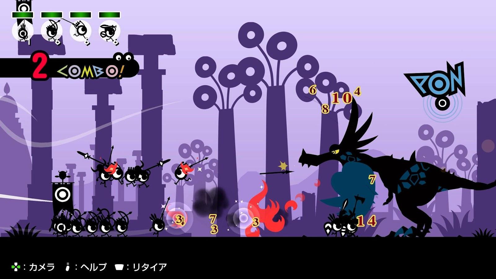 『パタポン1+2 リプレイ』レビュー・評価・感想：クセになる中毒性バツグンの音楽も健在。パタパタパタポン♪_003