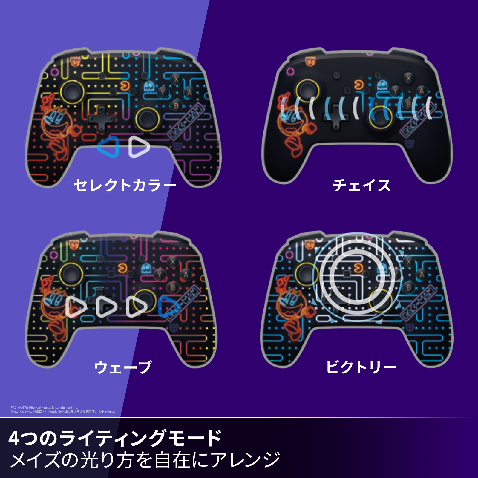 『パックマン』デザインのNintendo Switchコントローラーが登場_002
