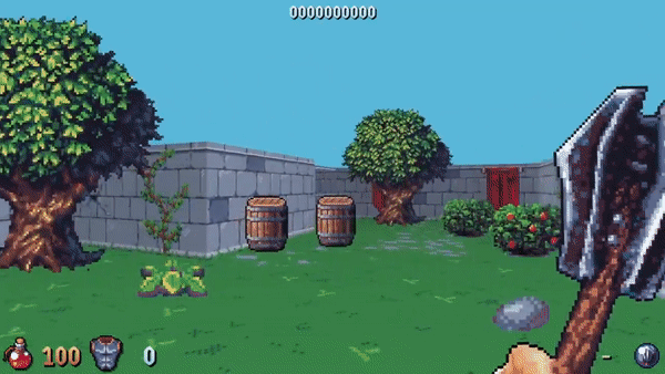 『Wizordum』の正式版がリリース。魔法を放ちまくる90年代レトロなFPS_005