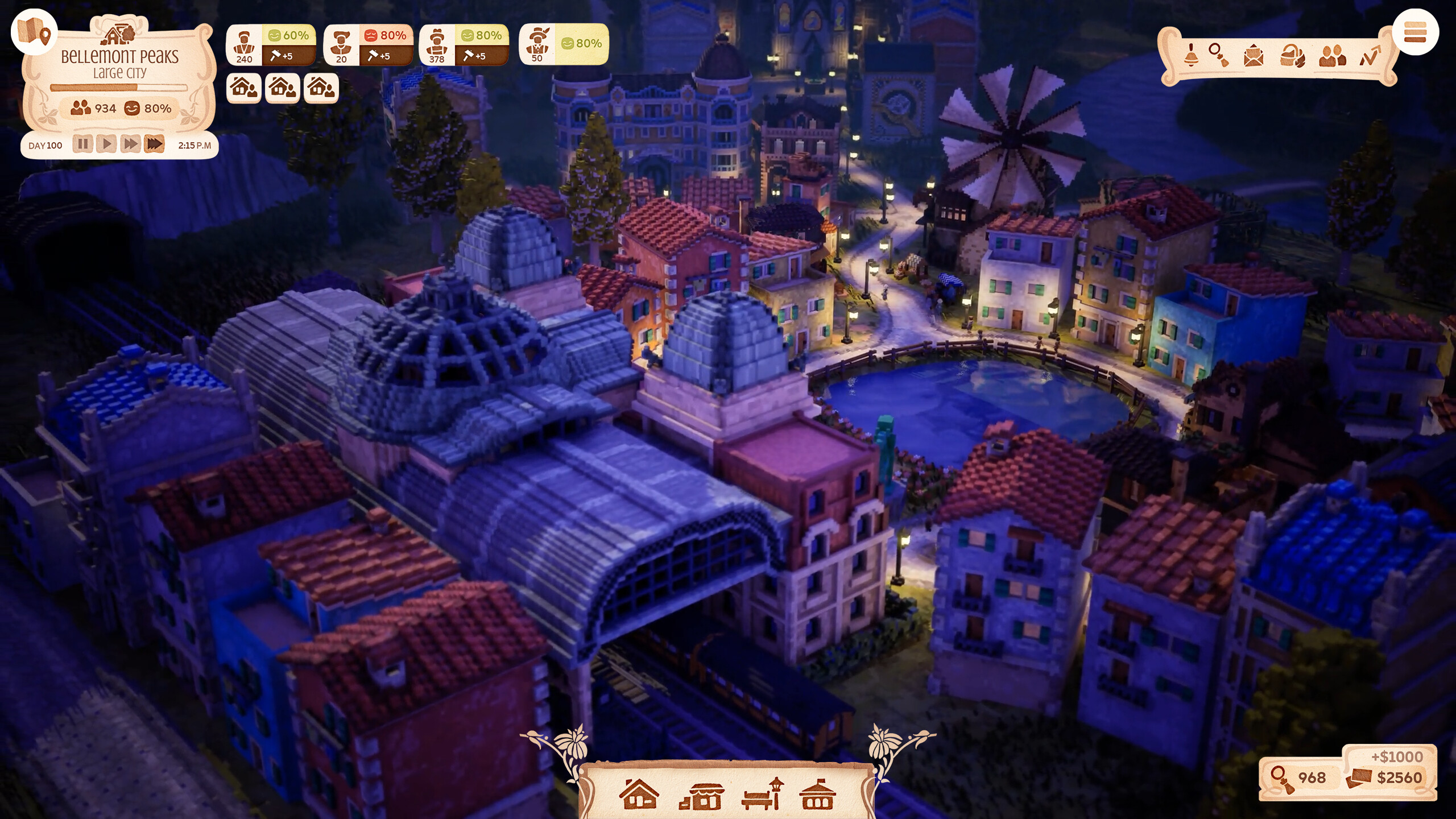 『Town to City』の体験版がSteamにて配信開始。ボクセル世界での街づくりシミュレーションゲーム_006