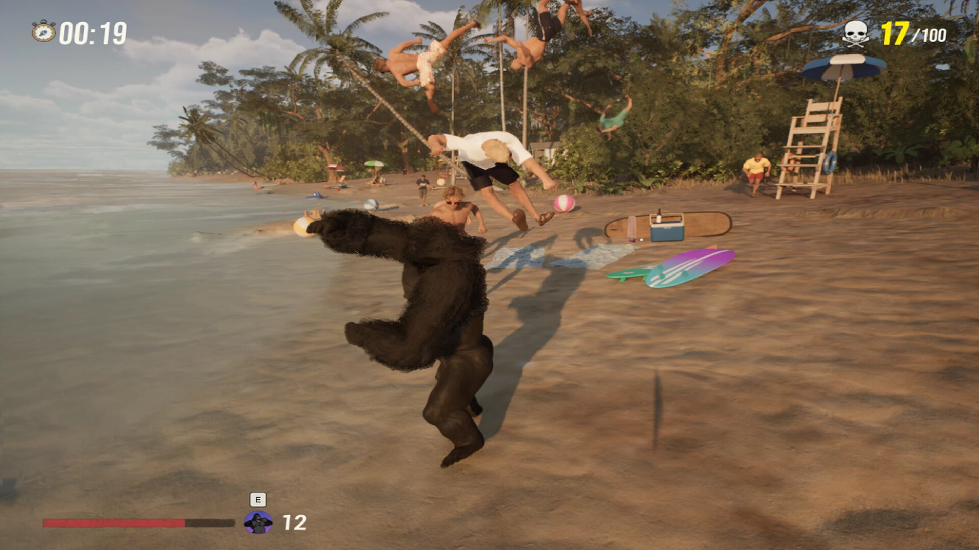 『Gorilla Vs 100 Men』Steamでストアページが公開。ゴリラになりきって人間を粉砕_001