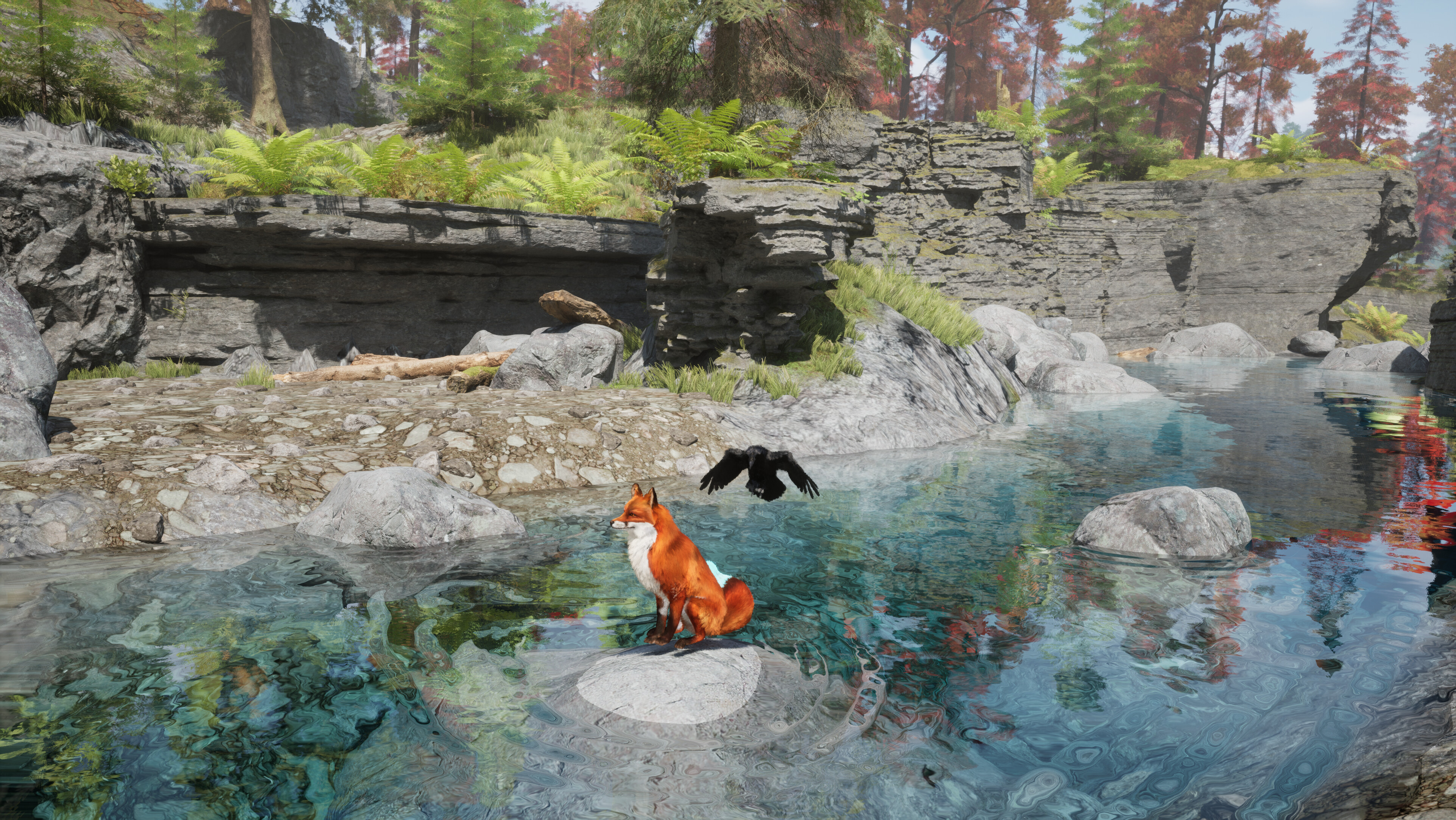 『Spirit of the North 2』配信開始。キツネが相棒のカラスと共に冒険するオープンワールドゲーム_002