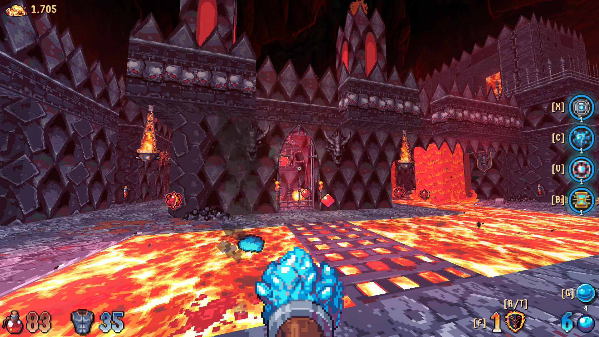 『Wizordum』の正式版がリリース。魔法を放ちまくる90年代レトロなFPS_003
