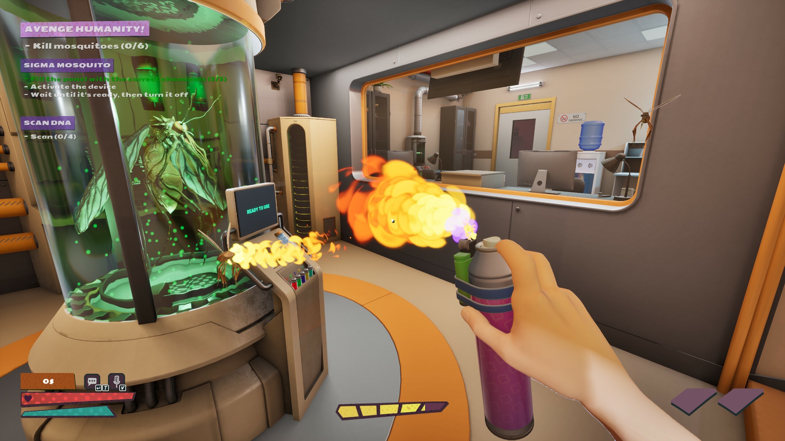 『The Mosquito Gang』本日配信。蚊と人間の戦いを繰り広げる4対1の非対称型対戦マルチプレイゲーム_003