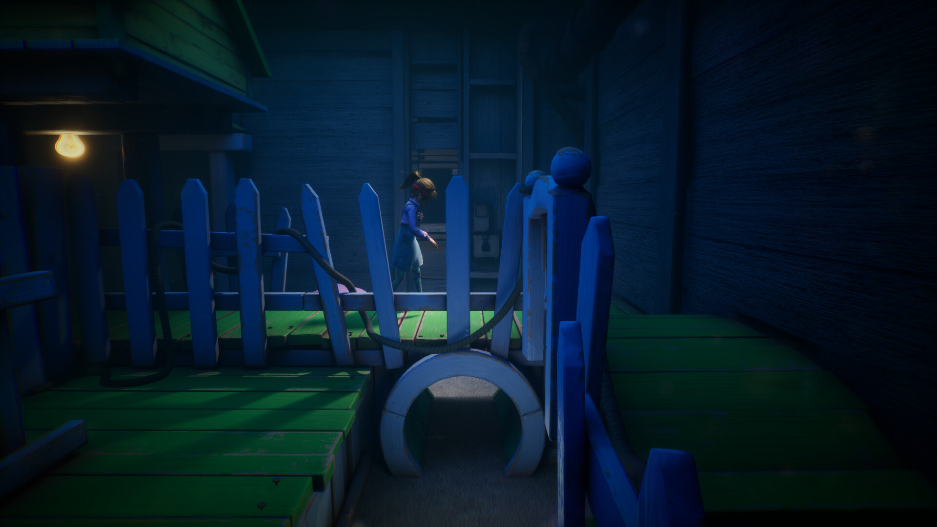 ホラーゲーム『Out of Sight』がリリース。盲目の少女がテディベアの目を借りて、不気味な屋敷からの脱出を目指す_001
