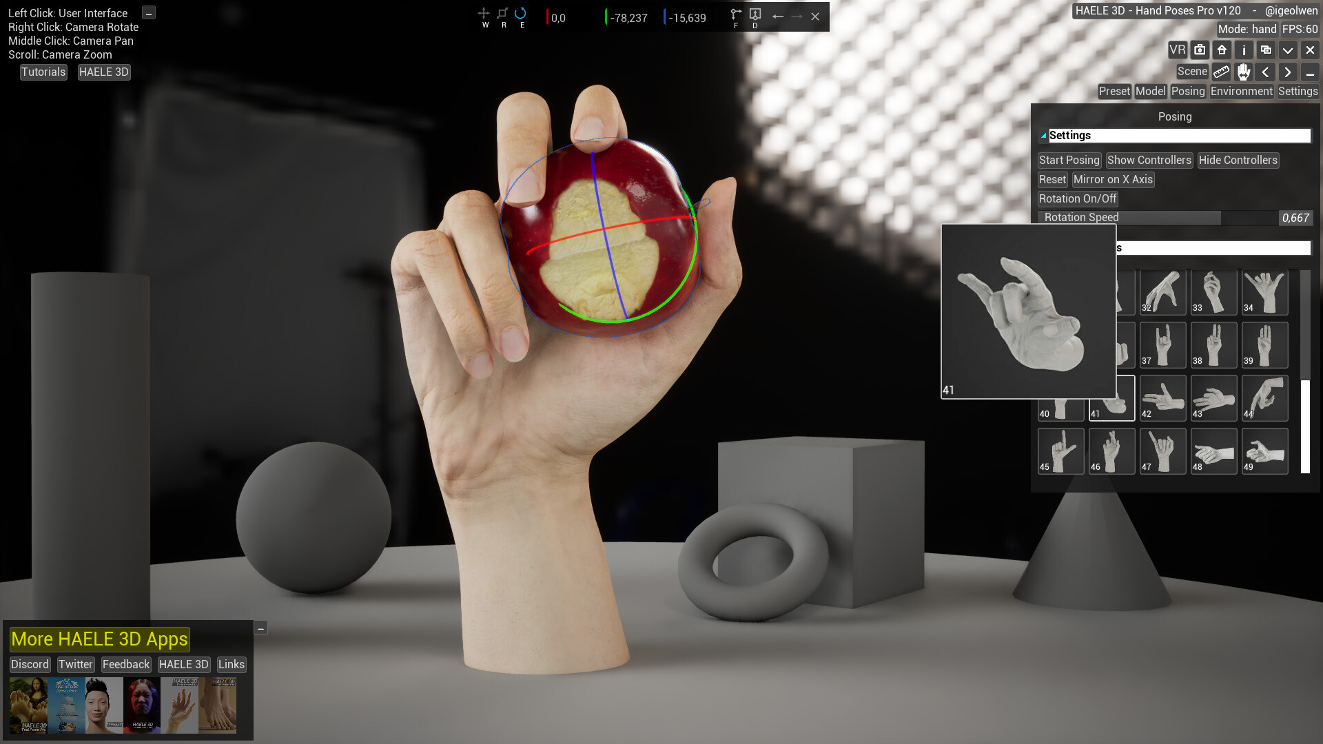 『HAELE 3D-ハンドポーズ Pro』の完成度が凄い。直感的に3Dハンドモデルを生成する便利ツール。5月26日に発売_003