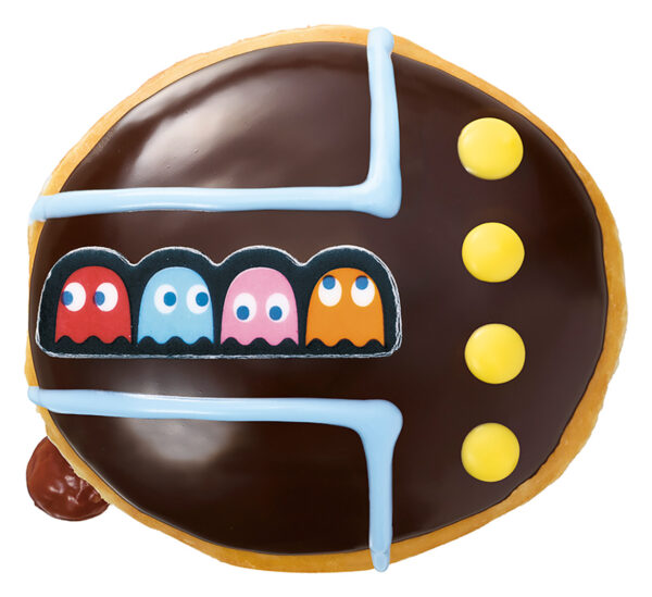 『パックマン』がクリスピー・クリーム・ドーナツとコラボ。ポップでかわいい3種の限定ドーナツを販売_002