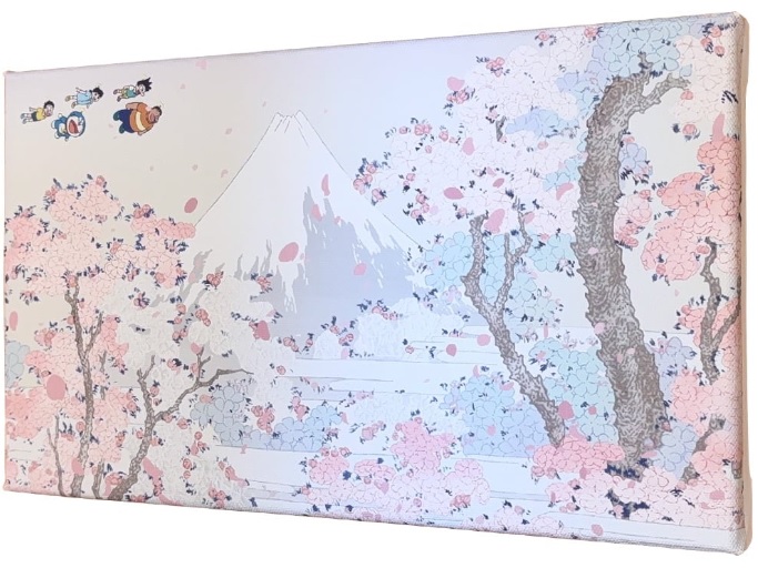 『ドラえもん』が世界の名画に入り込んだアート作品が発売。第1弾は「牛乳を注ぐ女」「叫び」など6種類_014