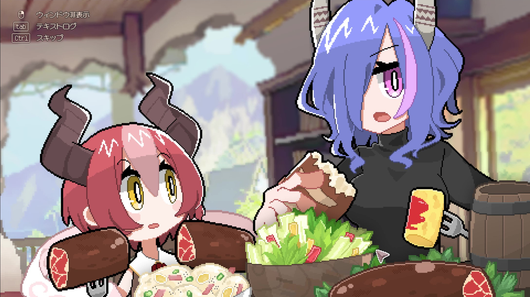 『DRAPLINE（ドラプリン）』早期アクセス版が発売。なんでも食べる“ドラゴン娘を1年で最強に育てる”ゲーム_004
