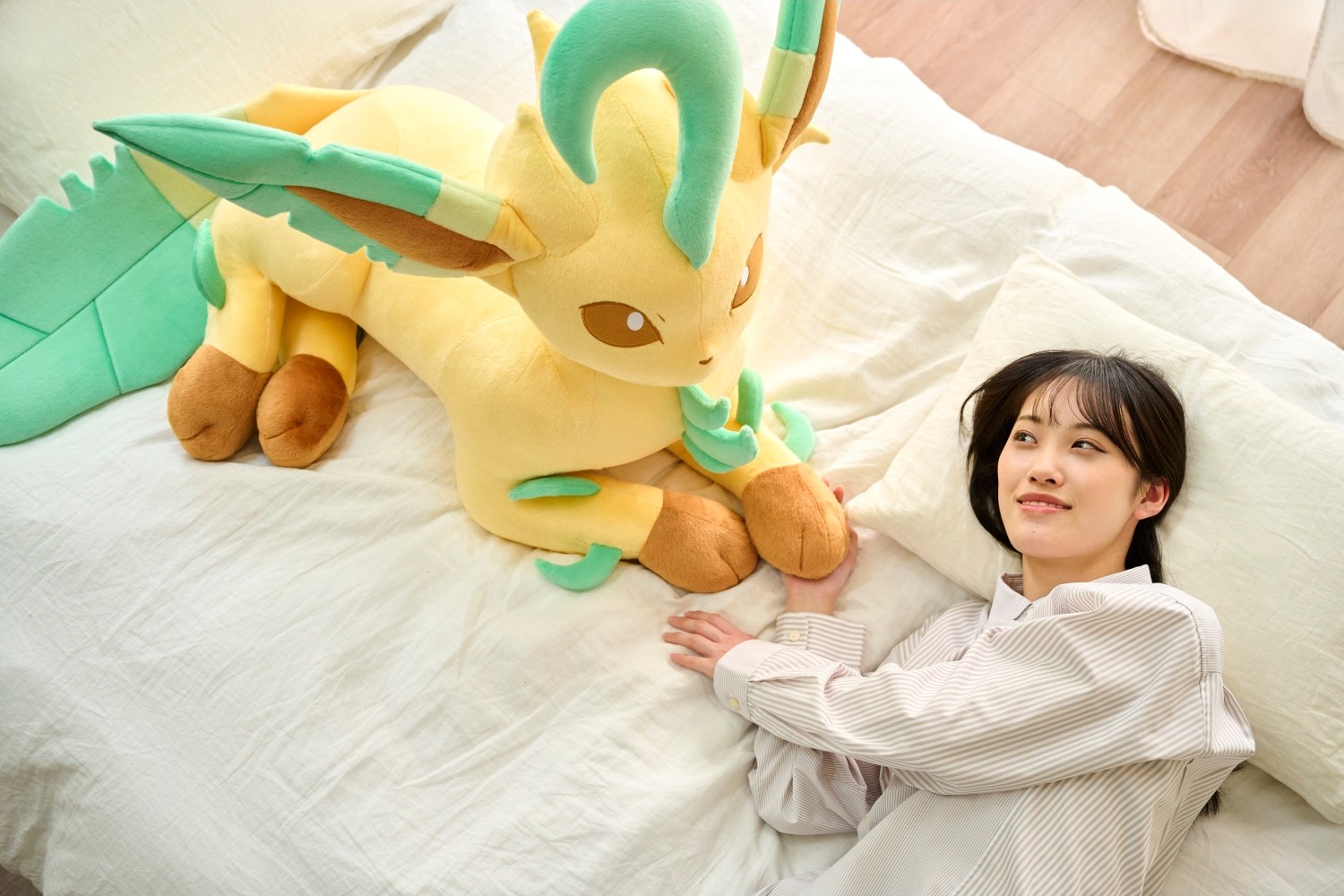 『ポケモン』リーフィア・グレイシア・ニンフィアの等身大ぬいぐるみが受注開始_006