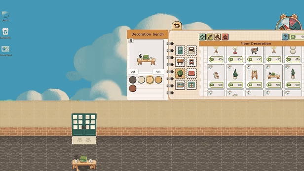 『月曜が来ないカフェ』本日Steamにてリリース。YouTubeやTwitchの配信コメントと連動するカフェ経営放置ゲーム_003