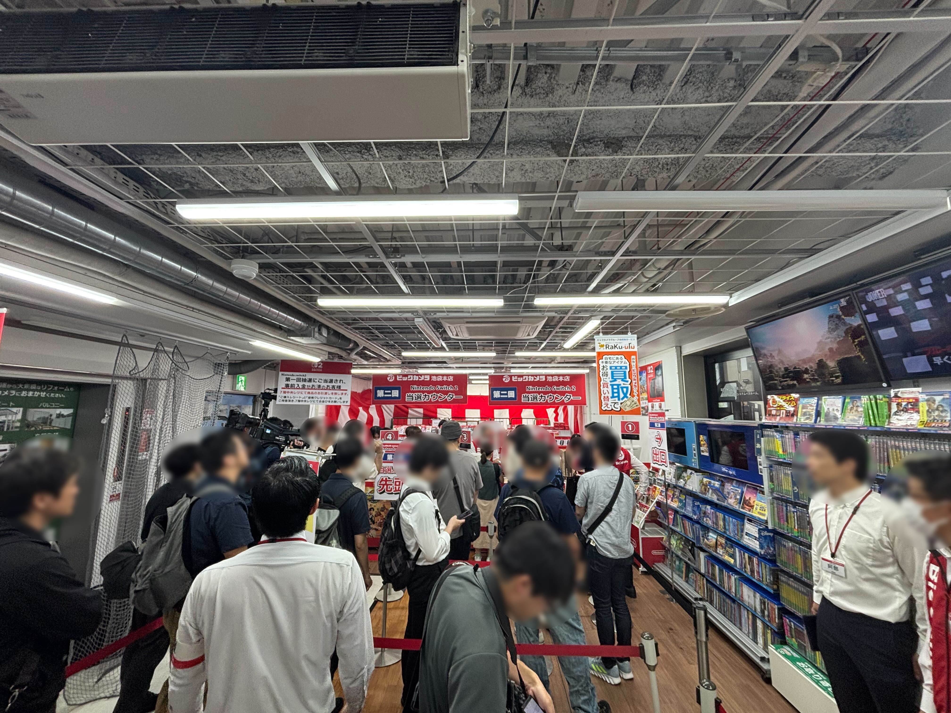 【スイッチ2】抽選に当選した強者が集まる家電量販店の熱気を現地からお届け_009