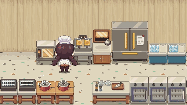 『月曜が来ないカフェ』本日Steamにてリリース。YouTubeやTwitchの配信コメントと連動するカフェ経営放置ゲーム_002