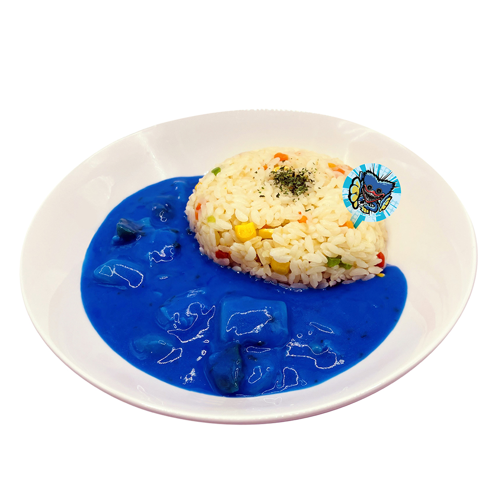 『Poppy Playtime』のコラボカフェが開催。ハギーワギーの“青いシチュー”が食べられる_002