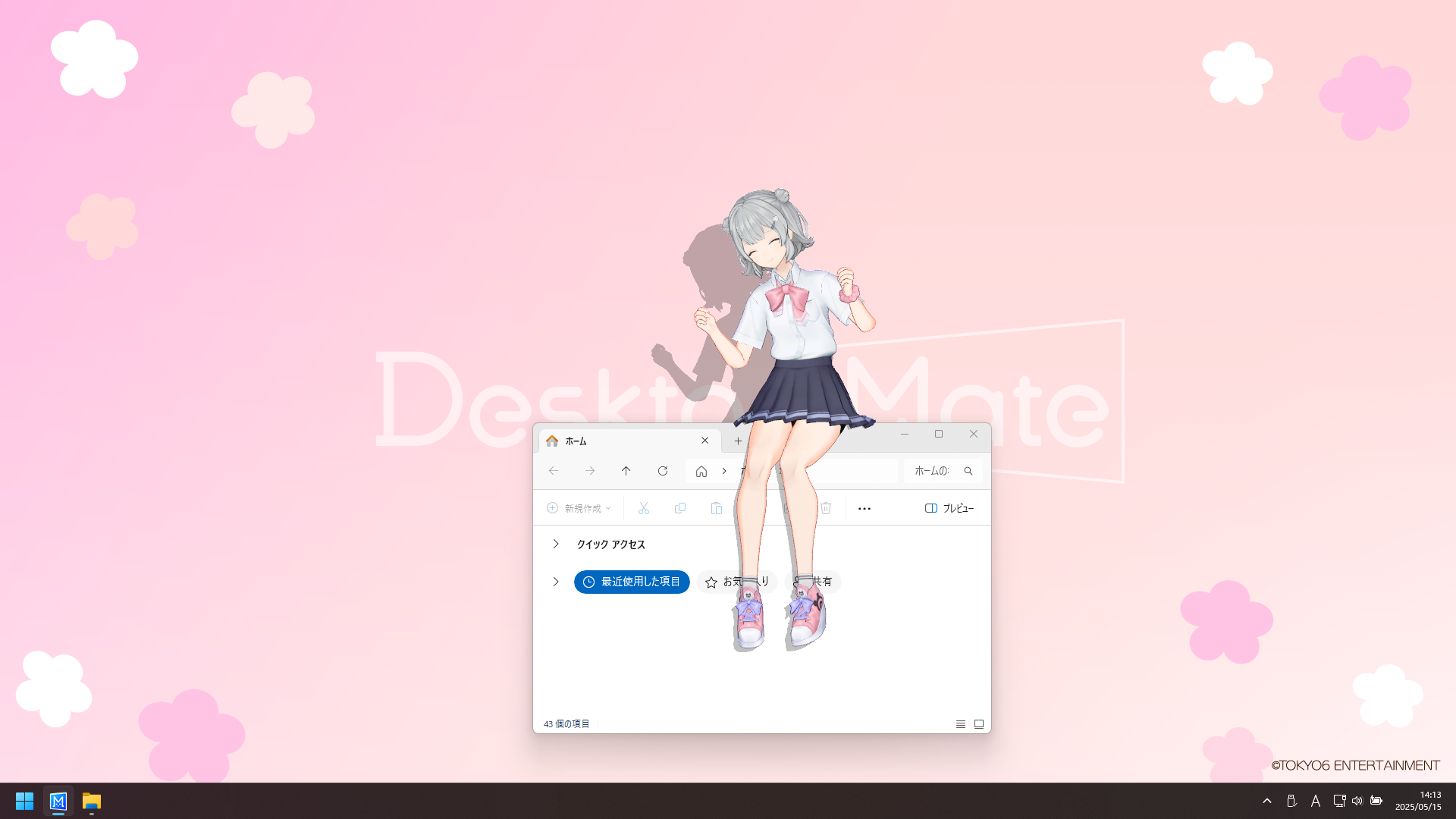 『Desktop Mate』の新DLCキャラクター「小春六花」が本日配信
_003