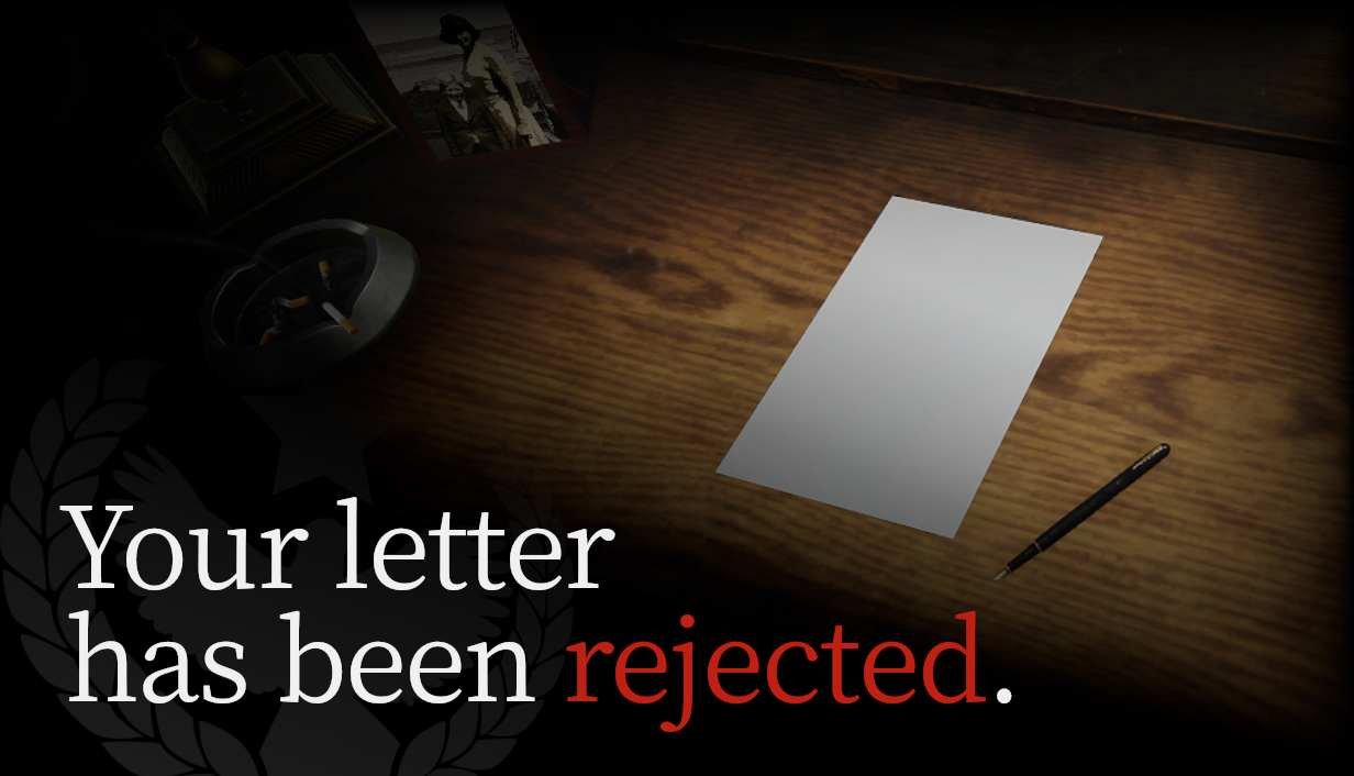 『Your letter has been rejected.』Steam版が8月5日に発売決定。手紙検閲ADVゲーム_005