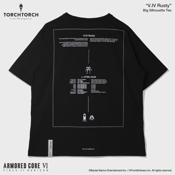 『アーマード・コア6』より「V.IV ラスティ」のTシャツが登場_002
