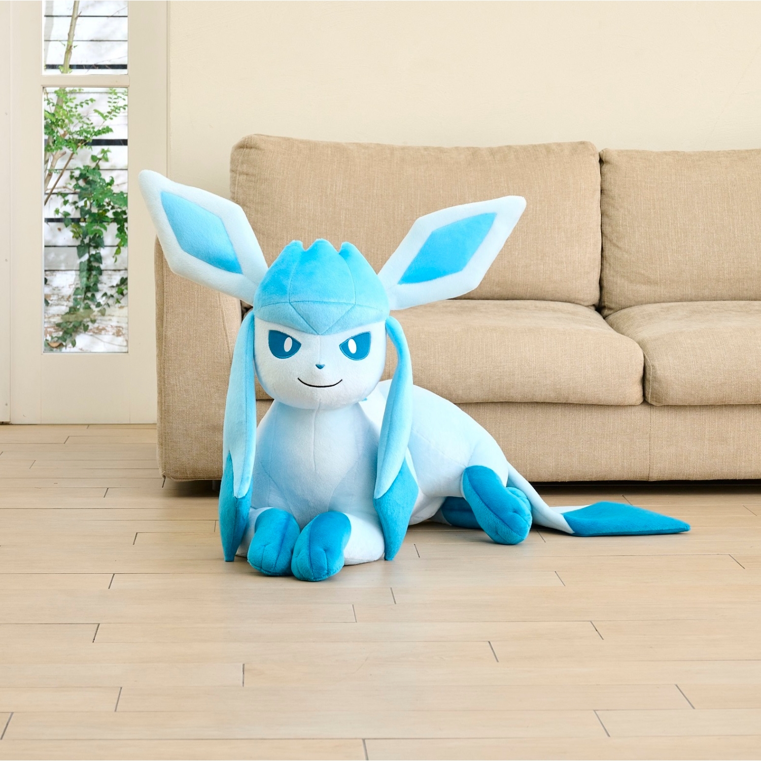 『ポケモン』リーフィア・グレイシア・ニンフィアの等身大ぬいぐるみが受注開始_004