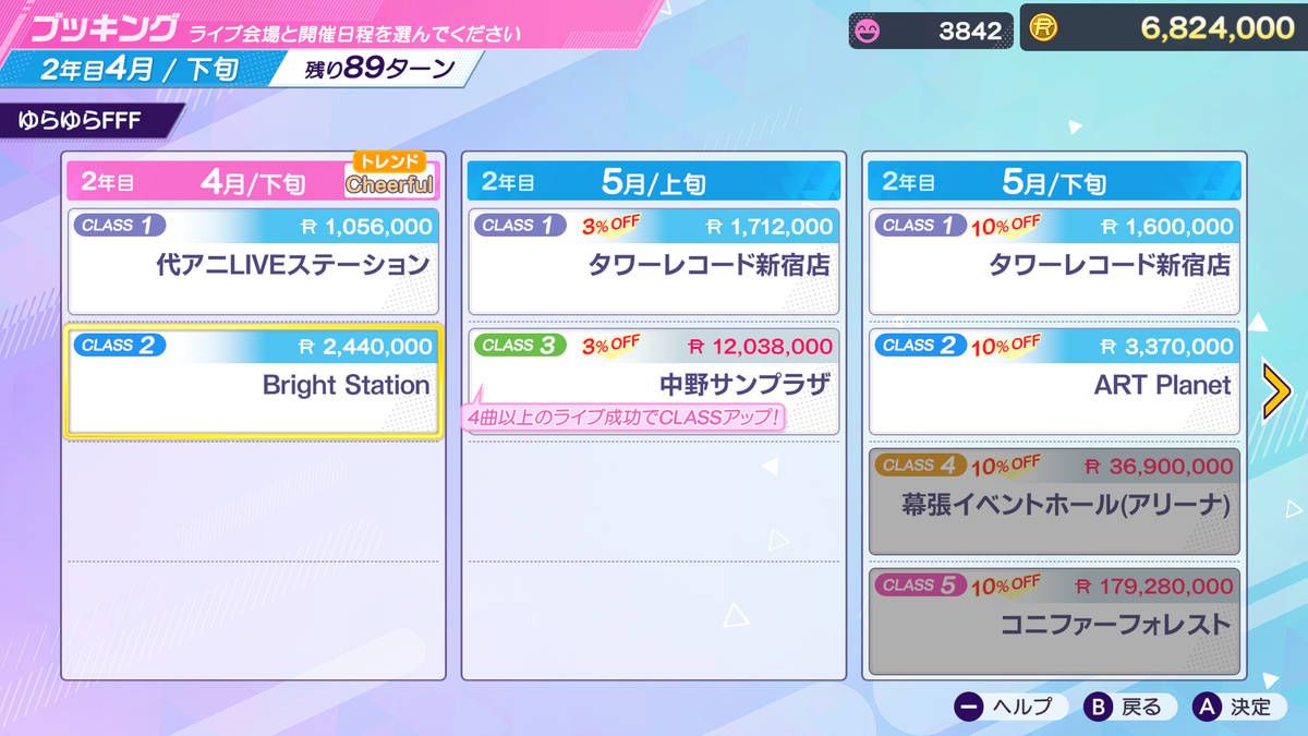 蓋を開けてみたらハードコア経営シミュレーションだった『シャインポスト Be Your アイドル！』で、私が破産に至るまで_005