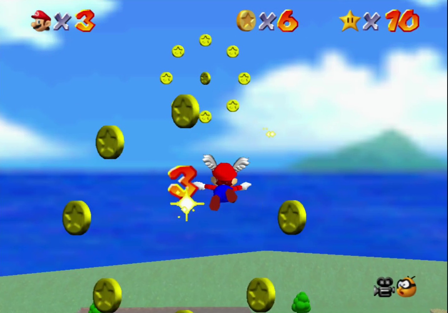 『スーパーマリオ64』の発売日は1996年6月23日。シリーズ初の完全3D作品にして、自由度の高い箱庭探索が楽しめる傑作_005