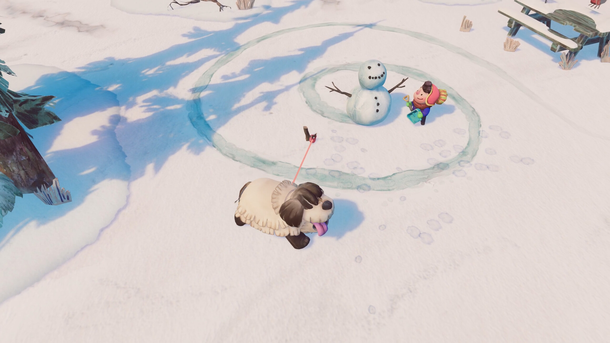 大型犬を操作して飼い主を引きずり回せる無料ゲーム『DOGWALK』Steamストアページ公開_002