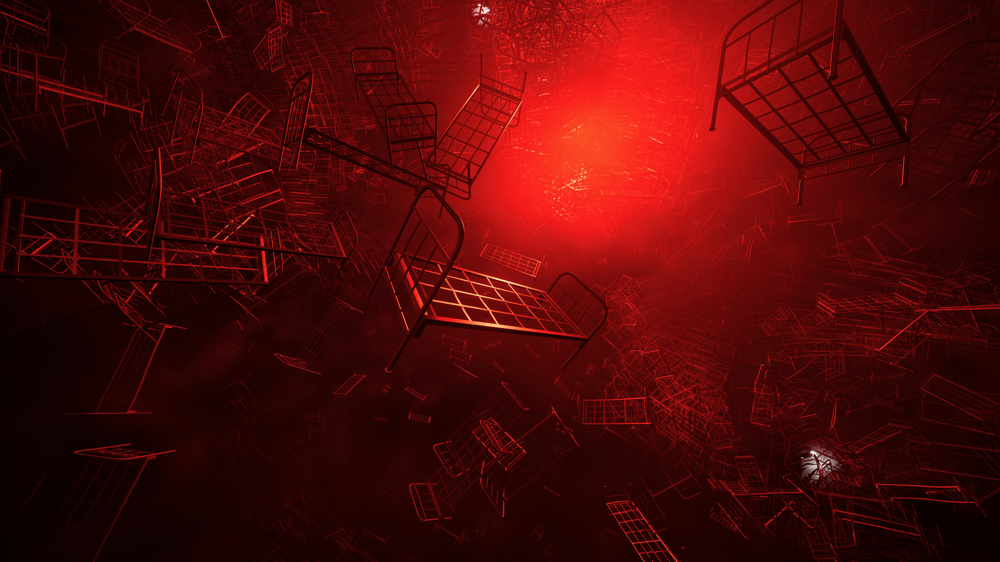 『SLEEP AWAKE』ゲーム映像が公開。“寝ると消失する”世界が舞台のサイケデリックホラー_004