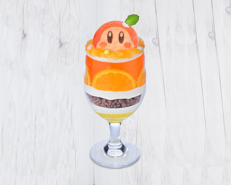 「カービィカフェ」“オレンジ”をテーマにしたかわいい夏限定のオリジナルメニューがお披露目_002
